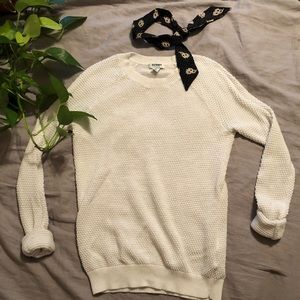 White Long-Sleeved Old Navy Sweater